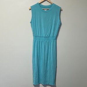Athleta Sleeveless Turquoise Santorini Dress